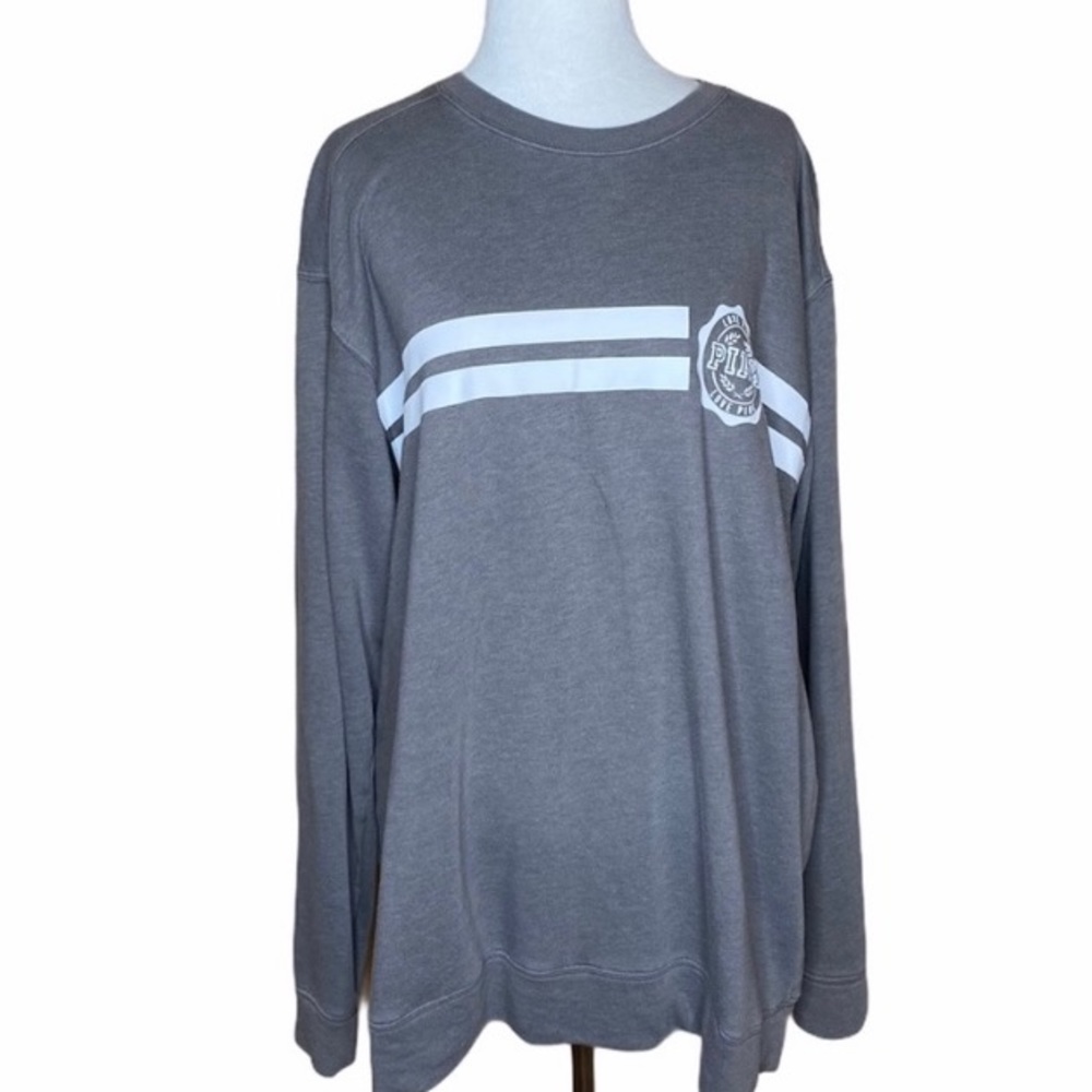 PINK Victoria’s Secret gray sweatshirt